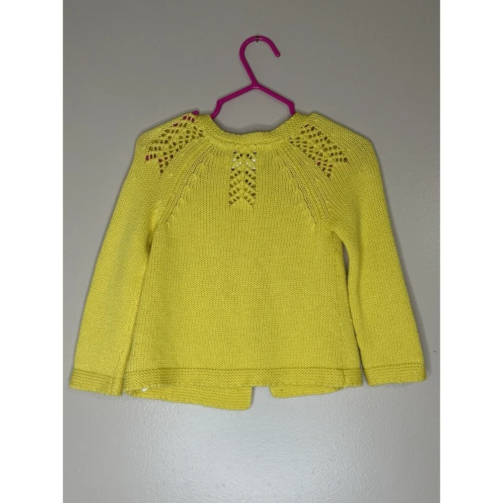 Baby Boden Yellow‎ Cardigan Sweater 6-12M